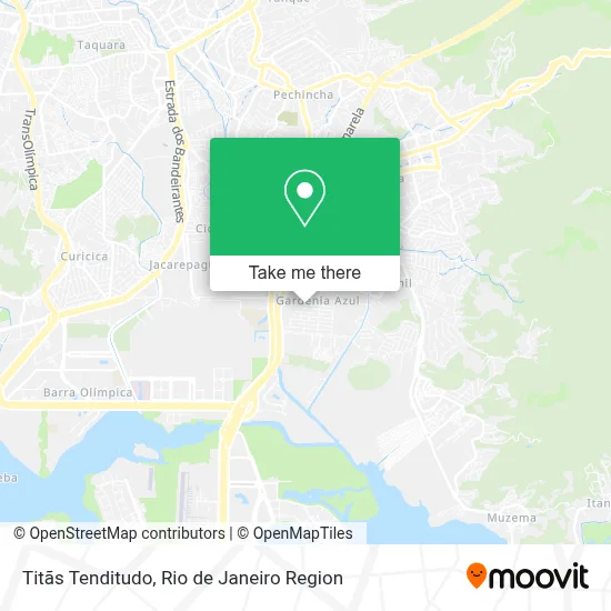 Titãs Tenditudo map