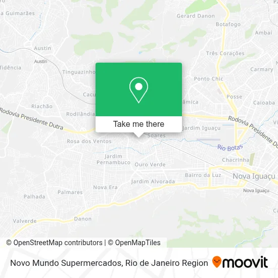 Novo Mundo Supermercados map