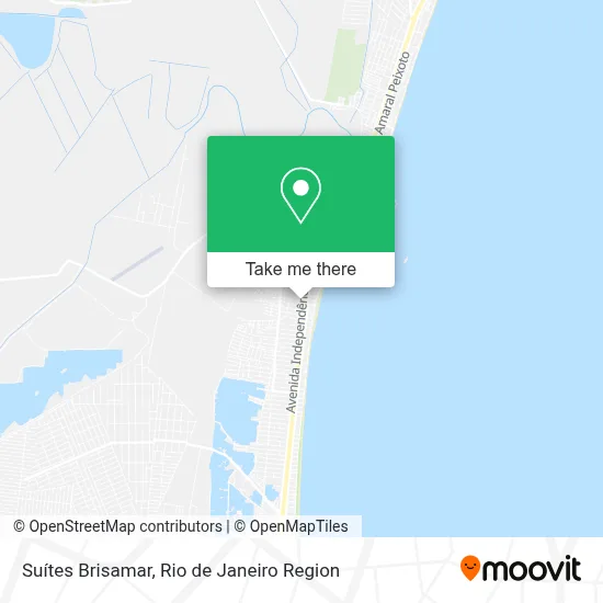 Suítes Brisamar map
