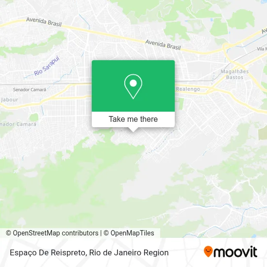 Espaço De Reispreto map