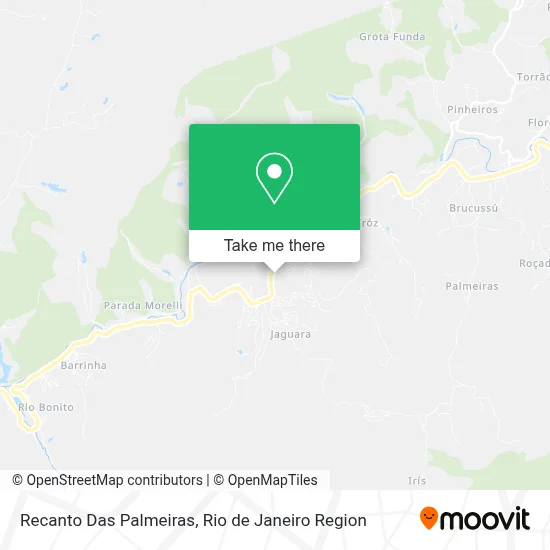 Recanto Das Palmeiras map