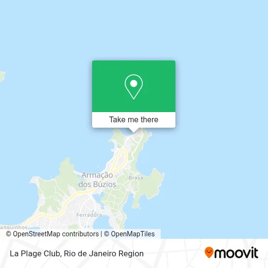 La Plage Club map