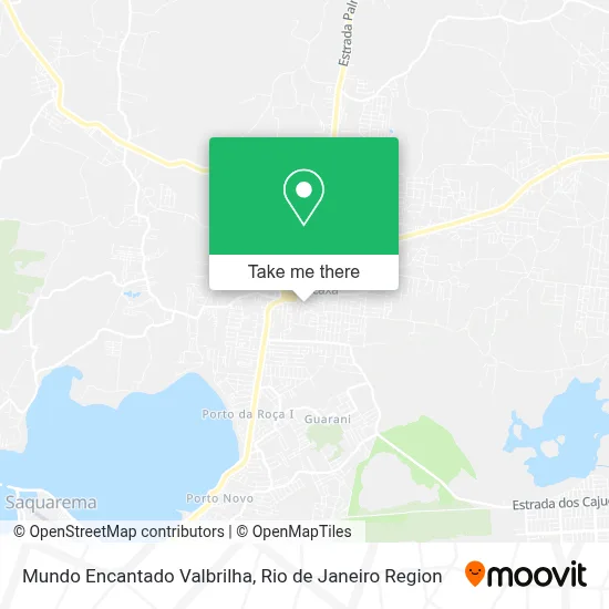 Mundo Encantado Valbrilha map
