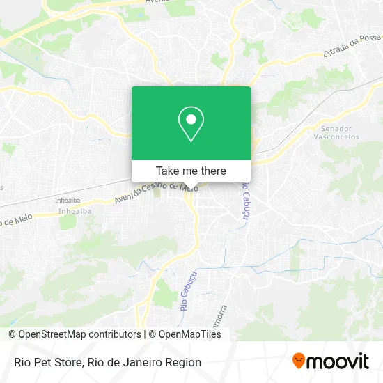 Rio Pet Store map