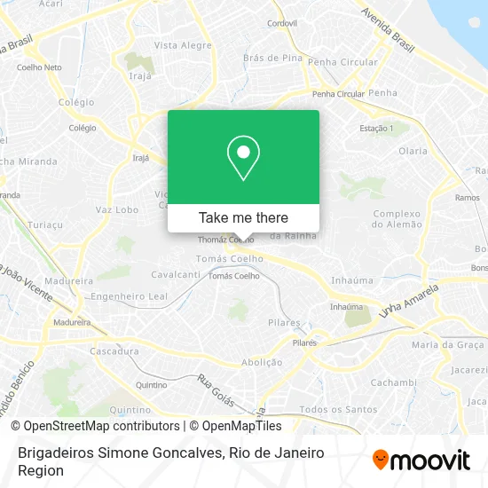 Brigadeiros Simone Goncalves map