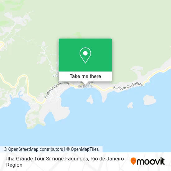 Ilha Grande Tour Simone Fagundes map