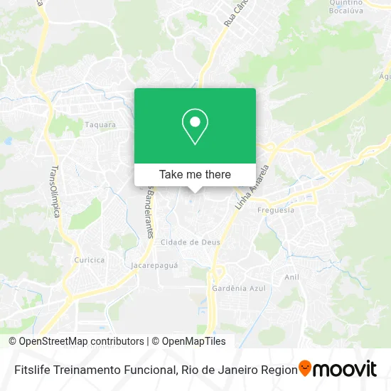 Fitslife Treinamento Funcional map