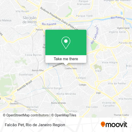 Falcão Pet map