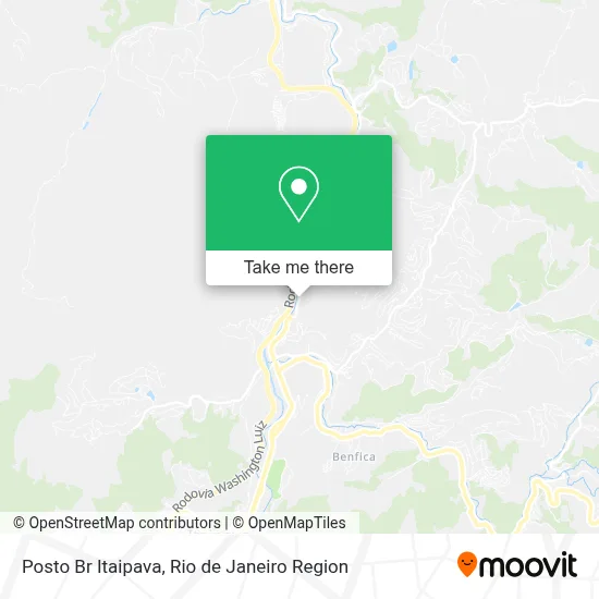 Posto Br Itaipava map