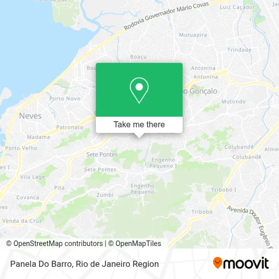 Panela Do Barro map