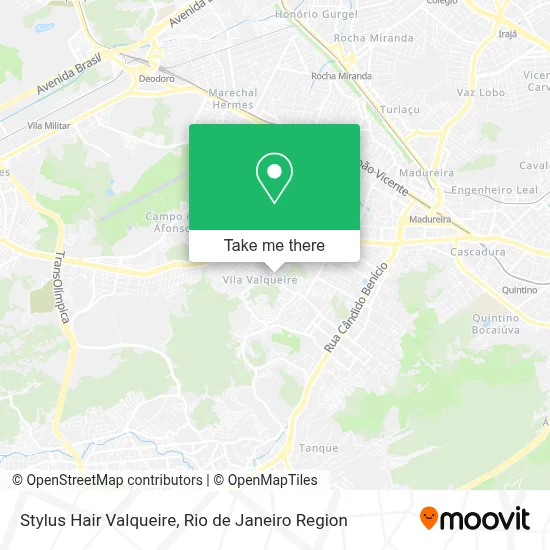 Stylus Hair Valqueire map