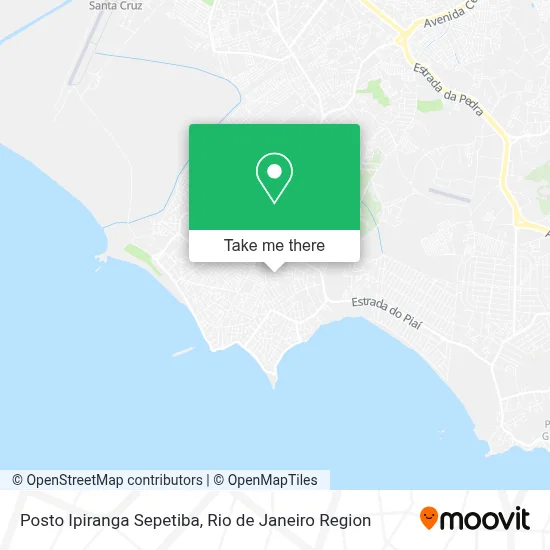 Posto Ipiranga Sepetiba map