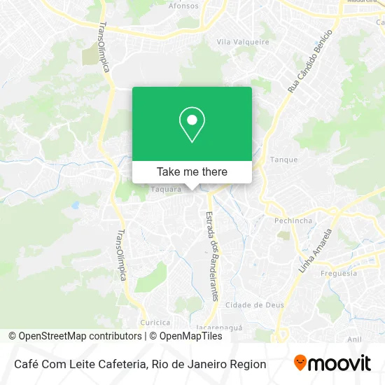 Café Com Leite Cafeteria map