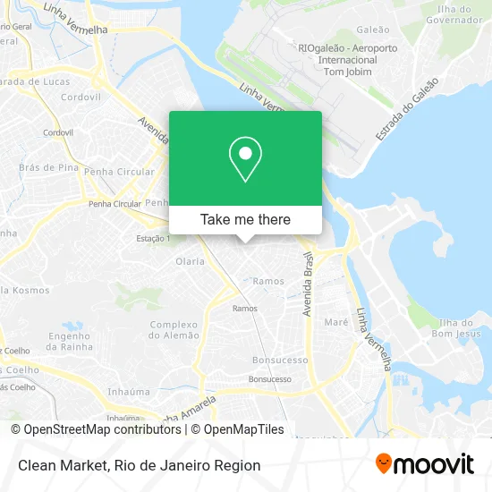 Clean Market map