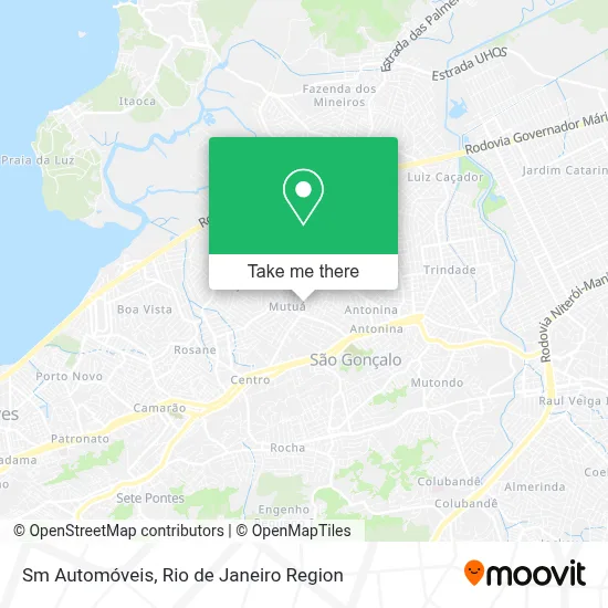 Sm Automóveis map