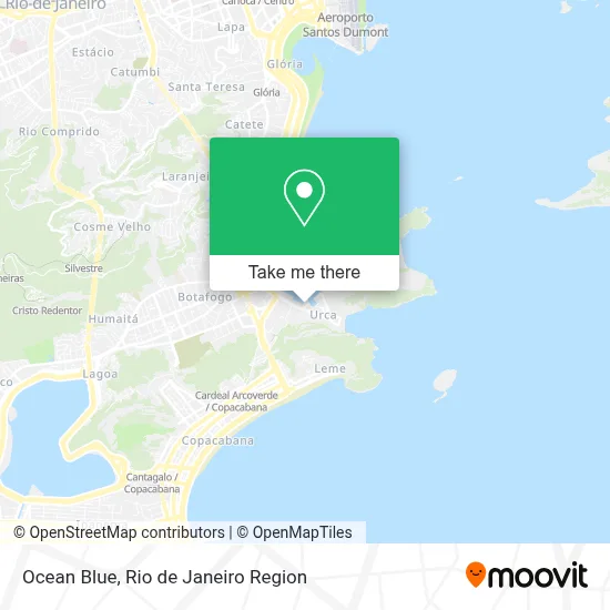 Ocean Blue map