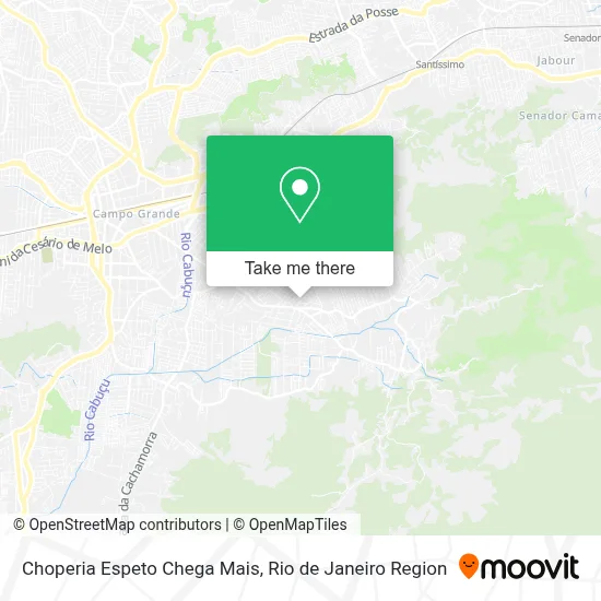 Choperia Espeto Chega Mais map