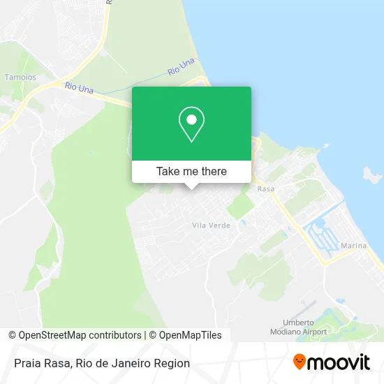 Praia Rasa map