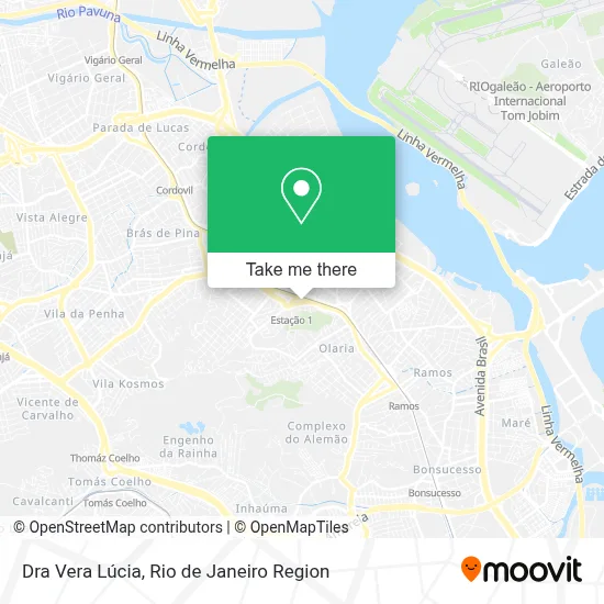 Dra Vera Lúcia map