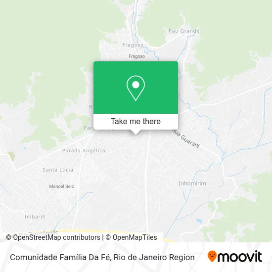 Comunidade Família Da Fé map