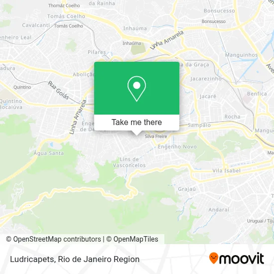 Ludricapets map