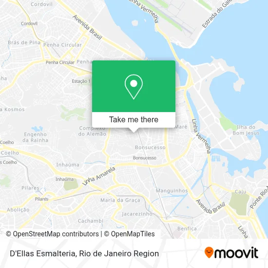 D'Ellas Esmalteria map