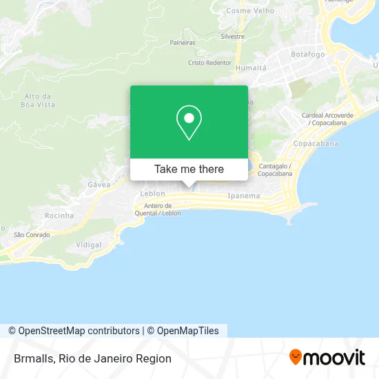 Brmalls map