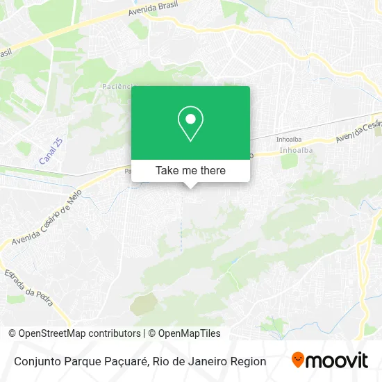 Conjunto Parque Paçuaré map