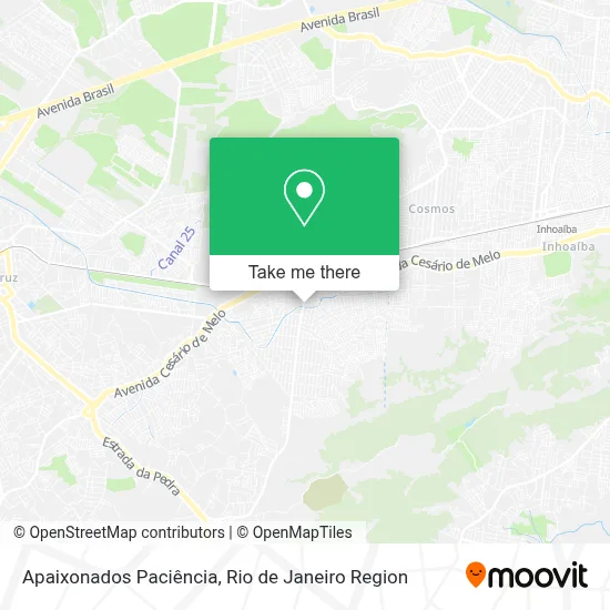 Apaixonados Paciência map