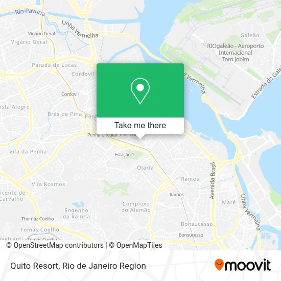 Quito Resort map