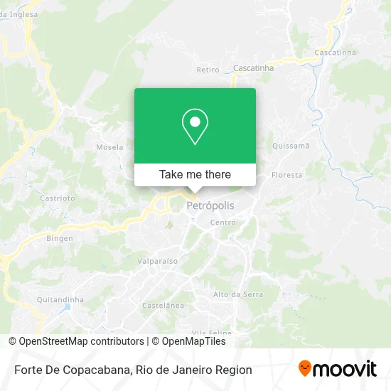 Forte De Copacabana map