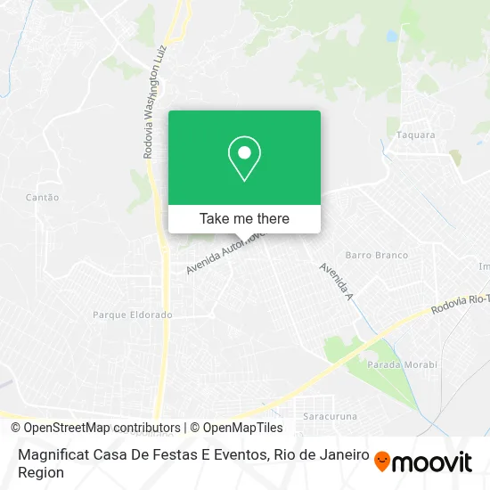Magnificat Casa De Festas E Eventos map