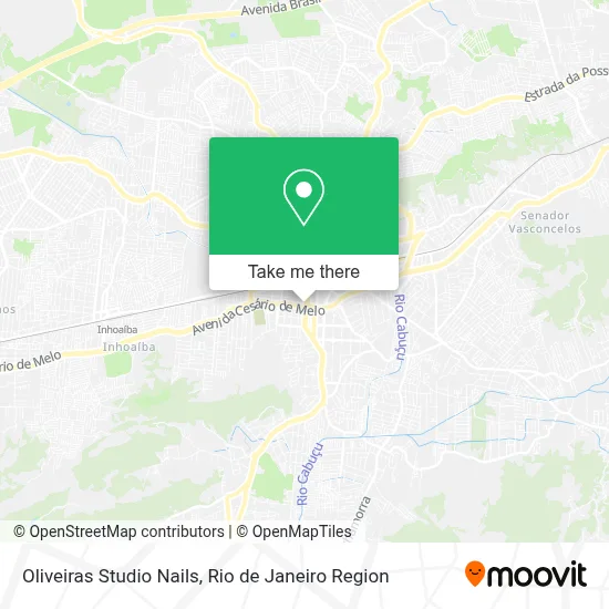 Oliveiras Studio Nails map