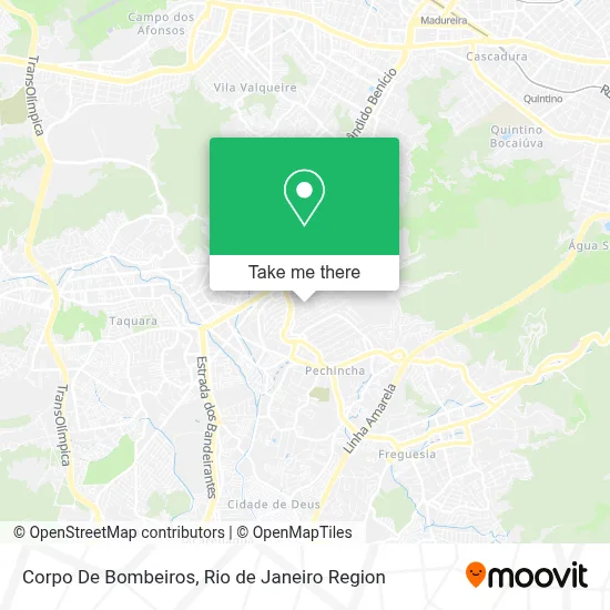 Corpo De Bombeiros map