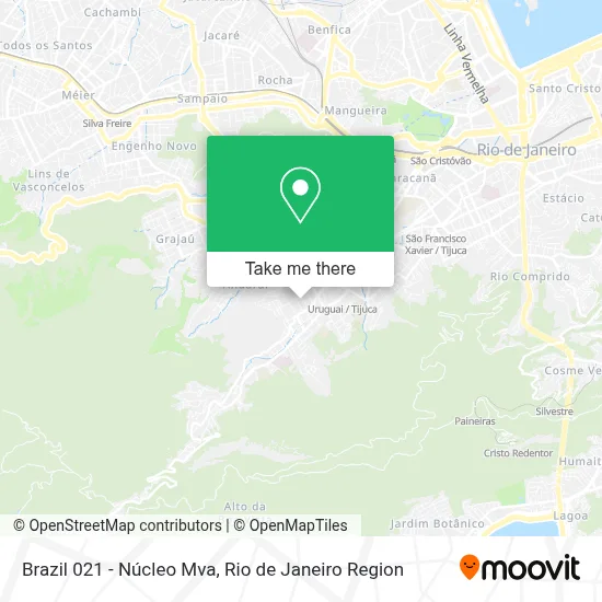 Brazil 021 - Núcleo Mva map