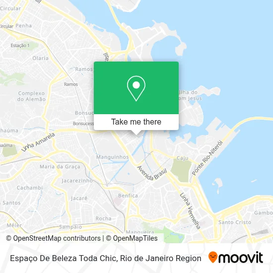 Espaço De Beleza Toda Chic map