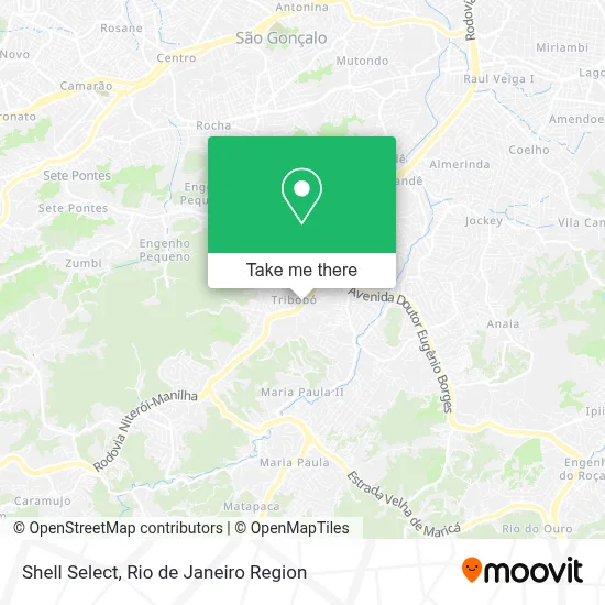 Shell Select map