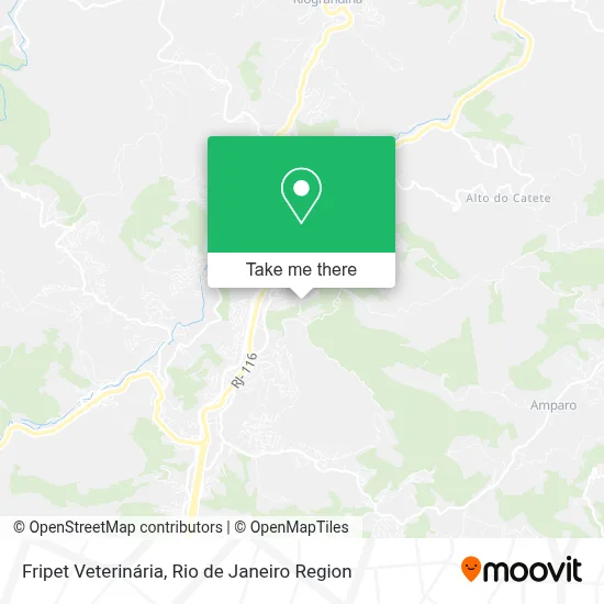 Fripet Veterinária map