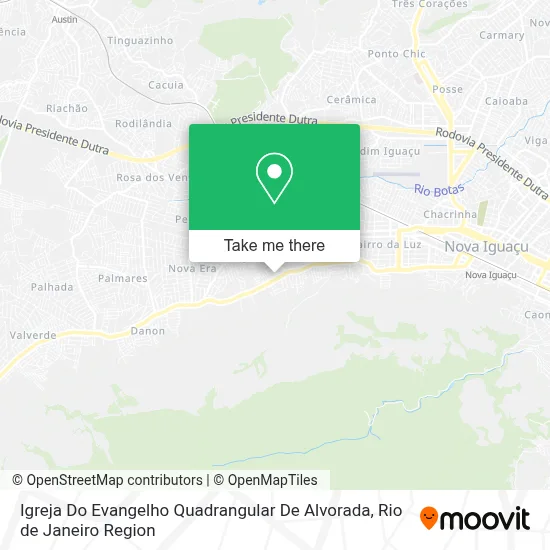Igreja Do Evangelho Quadrangular De Alvorada map