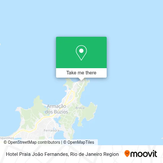Hotel Praia João Fernandes map