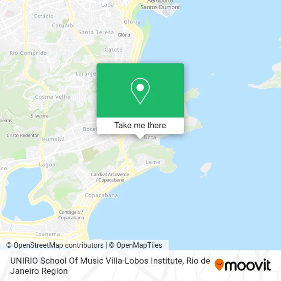UNIRIO School Of Music Villa-Lobos Institute map