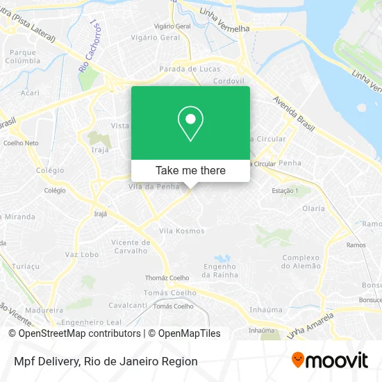 Mpf Delivery map