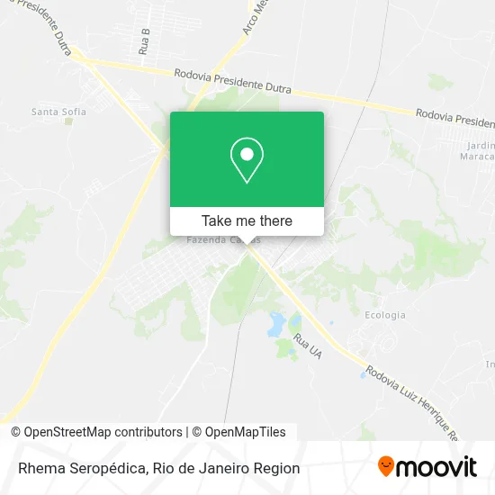 Rhema Seropédica map