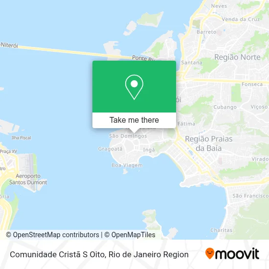Comunidade Cristã S Oito map