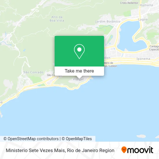 Ministerio Sete Vezes Mais map