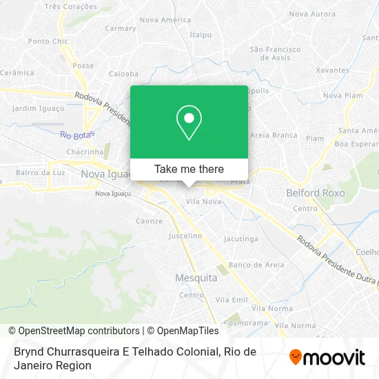 Brynd Churrasqueira E Telhado Colonial map