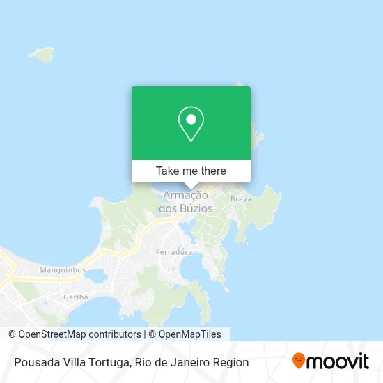 Pousada Villa Tortuga map