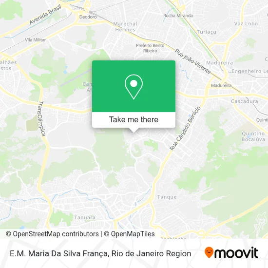 E.M. Maria Da Silva França map