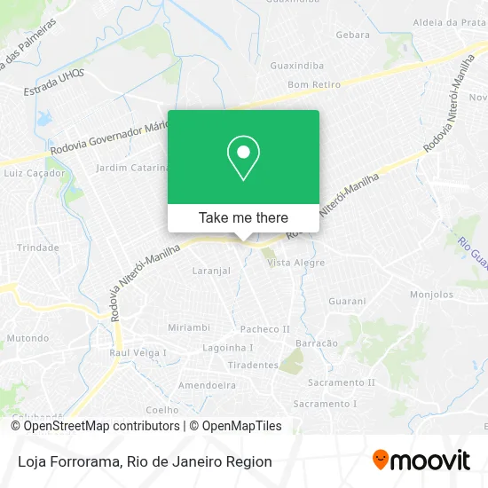 Loja Forrorama map