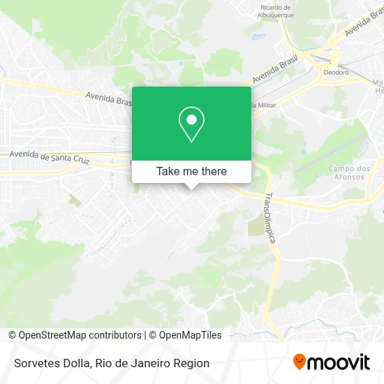 Sorvetes Dolla map